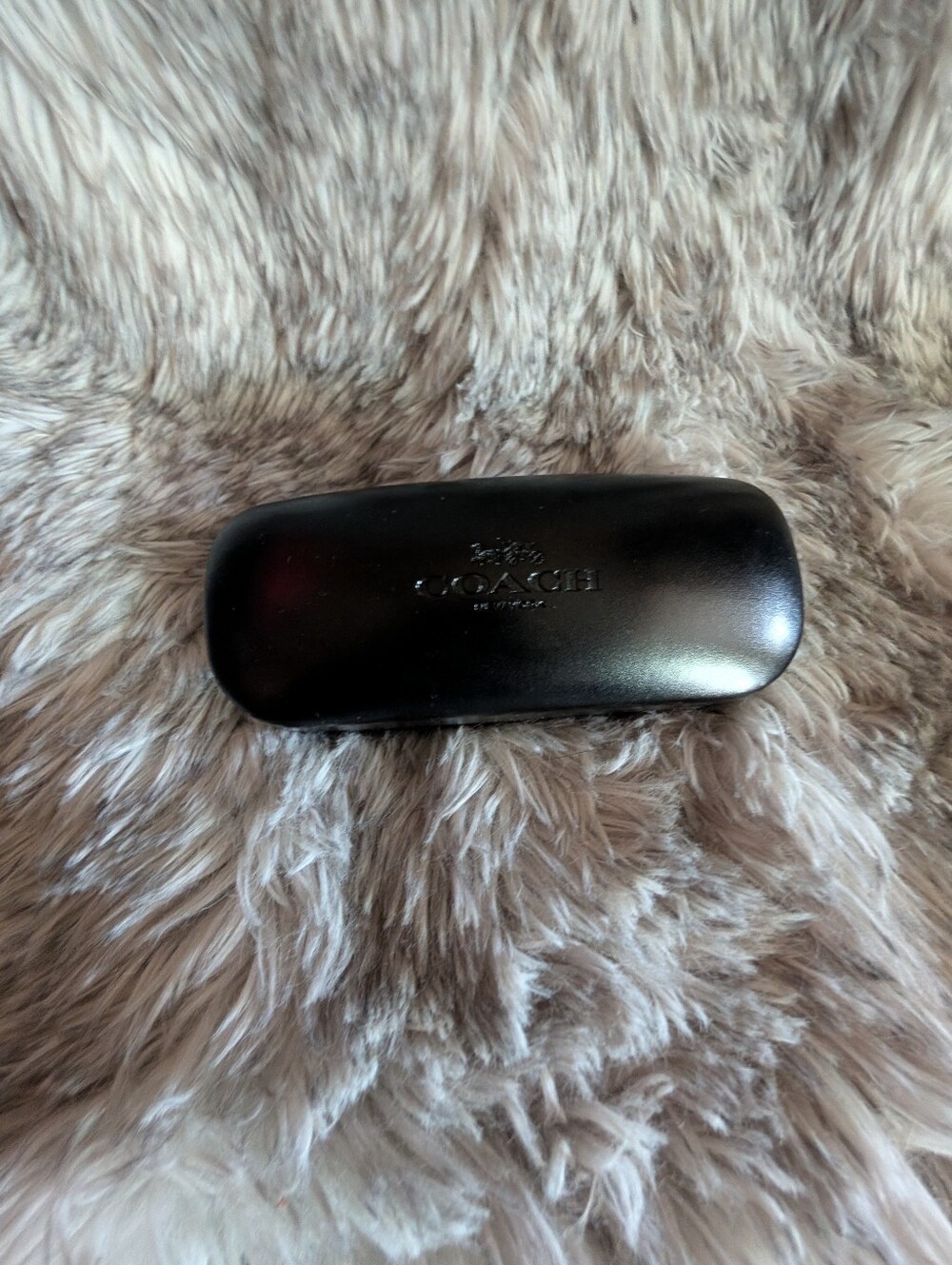COACH Black Eyeglass Sunglasses Case
